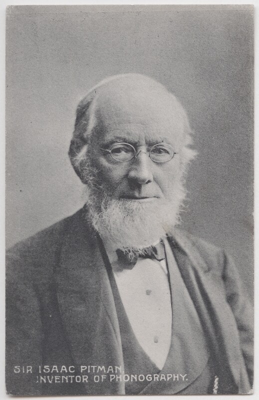 Sir Isaac Pitman, photogravure, National Portrait Gallery, London