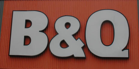 Sign B&Q